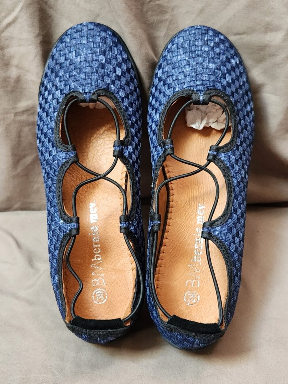 BERNIE MEV Rigged Connect Navy Blue Shoes - Various Sizes - NEW - Picture 3 of 7